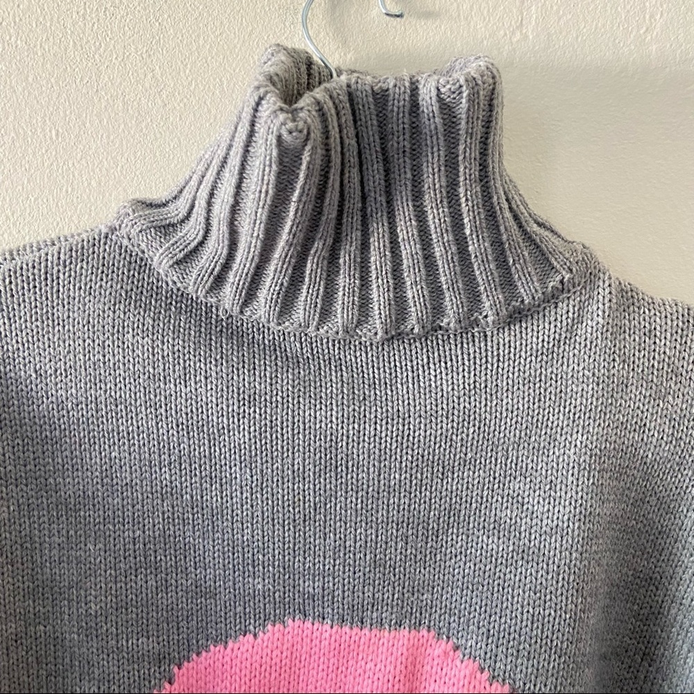 Ader Error Oversize Colorblock Knit Turtleneck Sw… - image 4